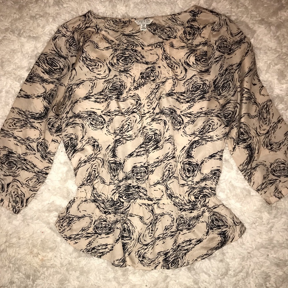 F21 peplum blouse